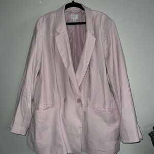 H&M Light Pink Women's Blazer large